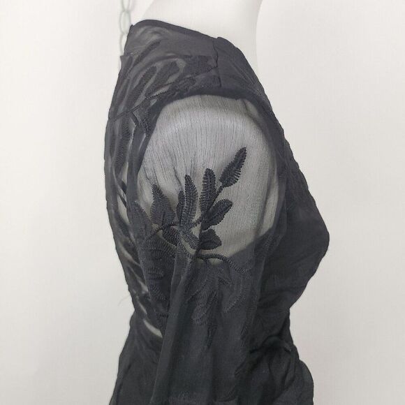 Hello Molly Black Long Sleeve Dress - Picture 5 of 8